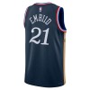 Maillot Homme Philadelphia 76ers Joel Embiid 2025-26 Nike City Edition Navy Swingman